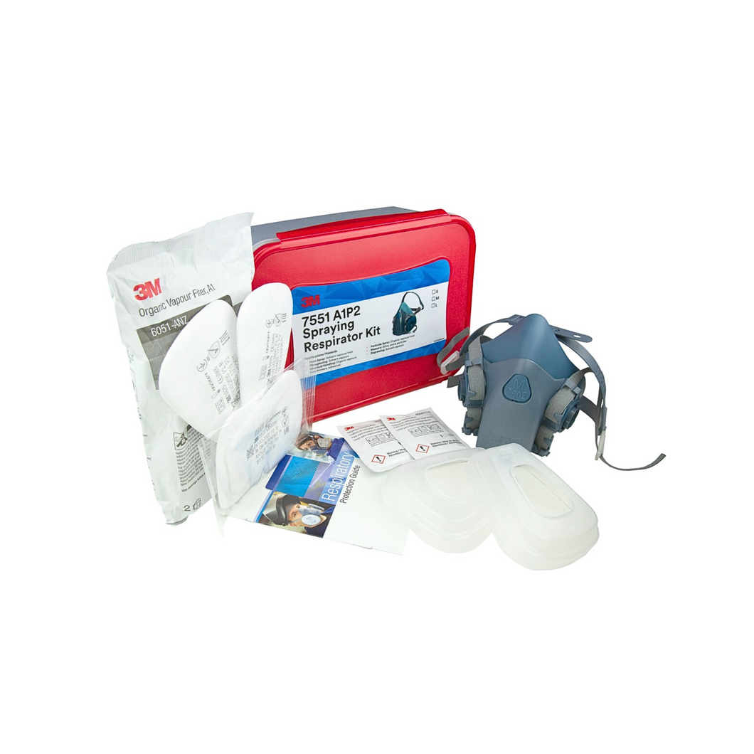 3M Spraying Respirator Kit : 7551 (A1P2)