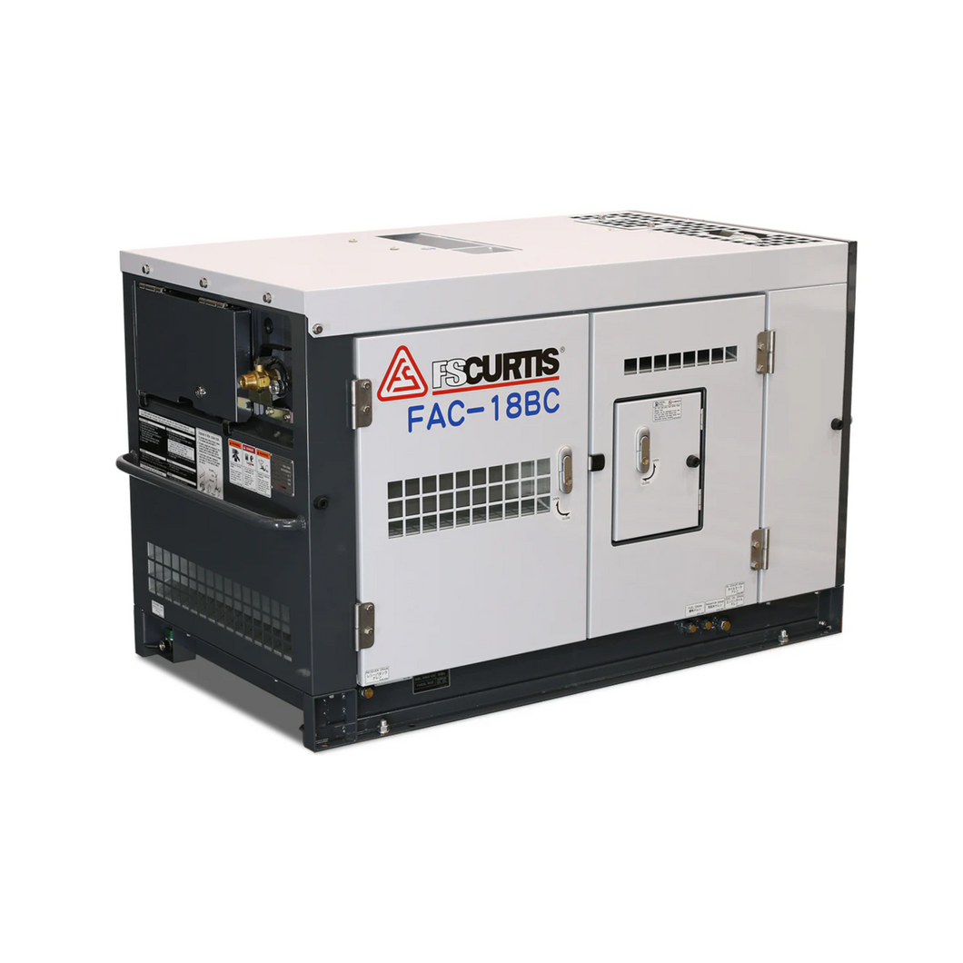 FS Curtis FAC-18BC 65CFM Aftercooled Box Type Portable Air Compressor