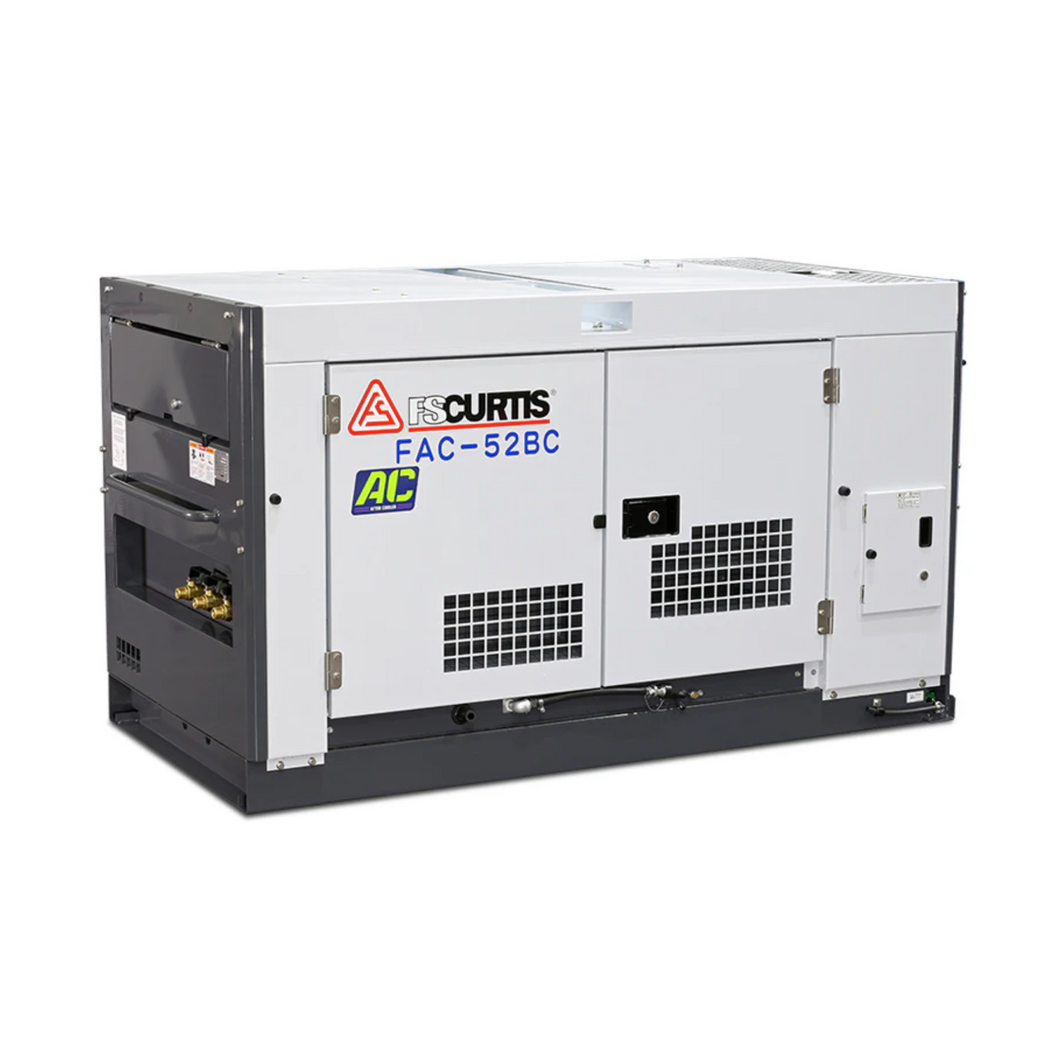 FS Curtis FAC-52BC 185CFM Aftercooled Box Type Portable Air Compressor