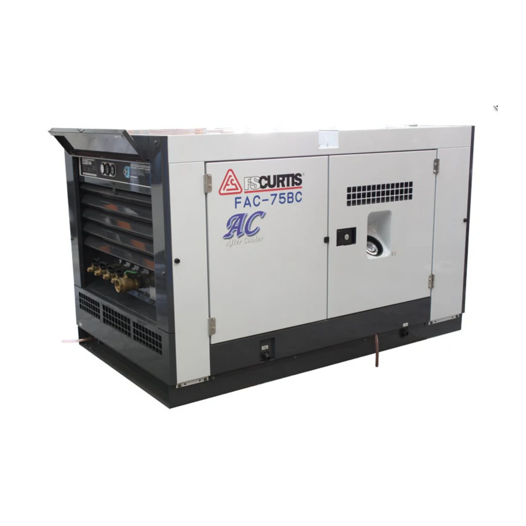 FS Curtis FAC-75BC 265CFM Aftercooled Box Type Portable Air Compressor