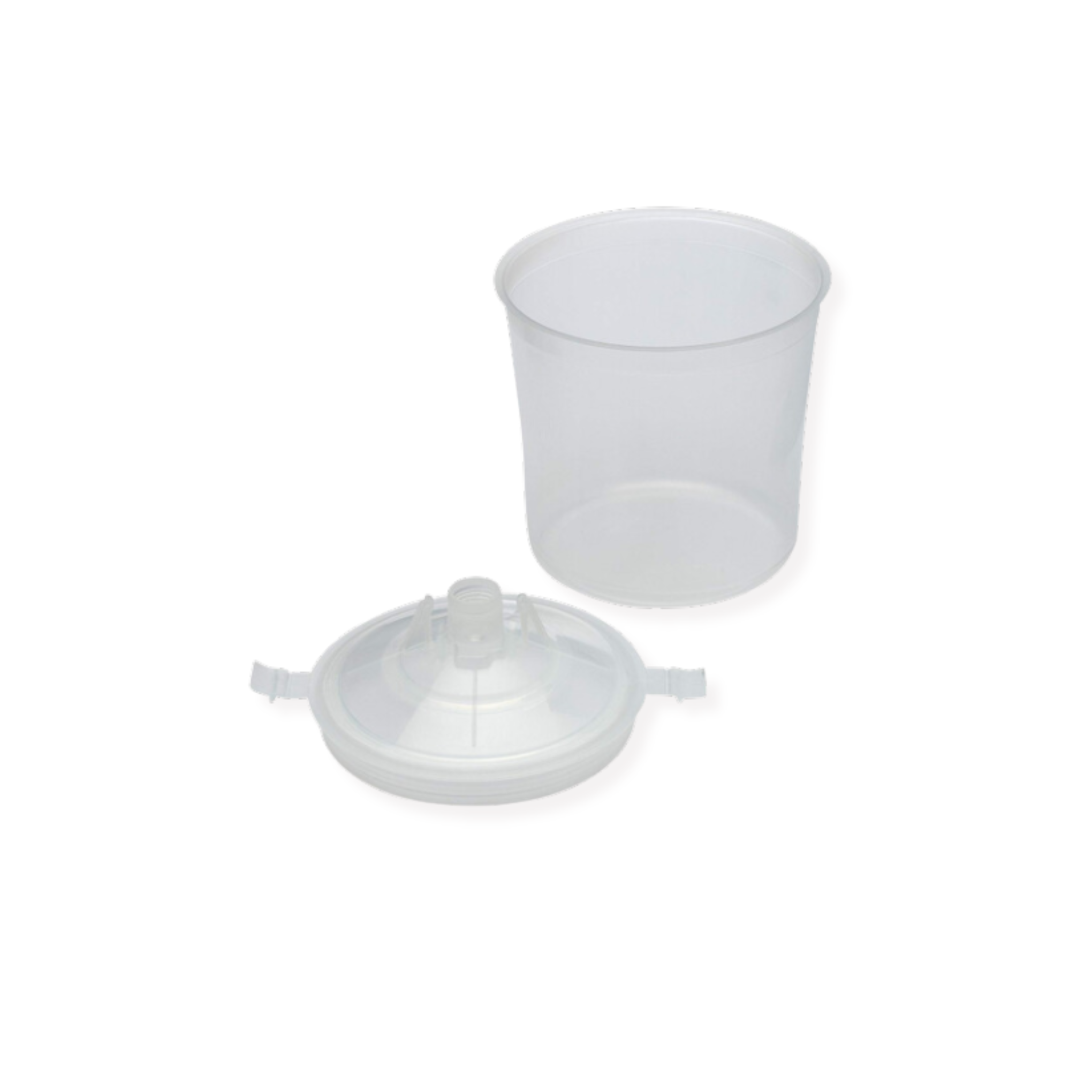 Quick Cup Paint Mixing Lids and Liners 600ml 125µm Box 50 Spray Blast