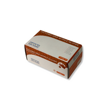 Load image into Gallery viewer, Stylus Premium Orange Nitrile Gloves with Textured Grip, Box of 100