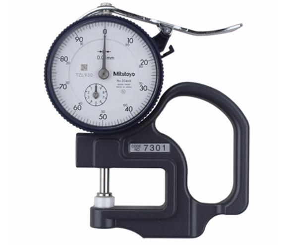 Testex Dial Thickness Gauge With Certificate – Spray Blast Inspect