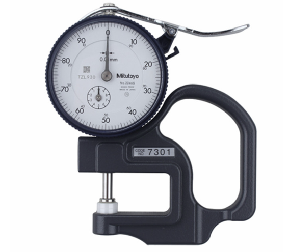 Testex Dial Thickness Gauge with Certificate