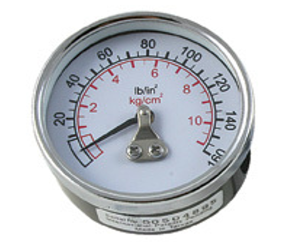 Pressure Gauge 100PSI 1-8 BSP Rear