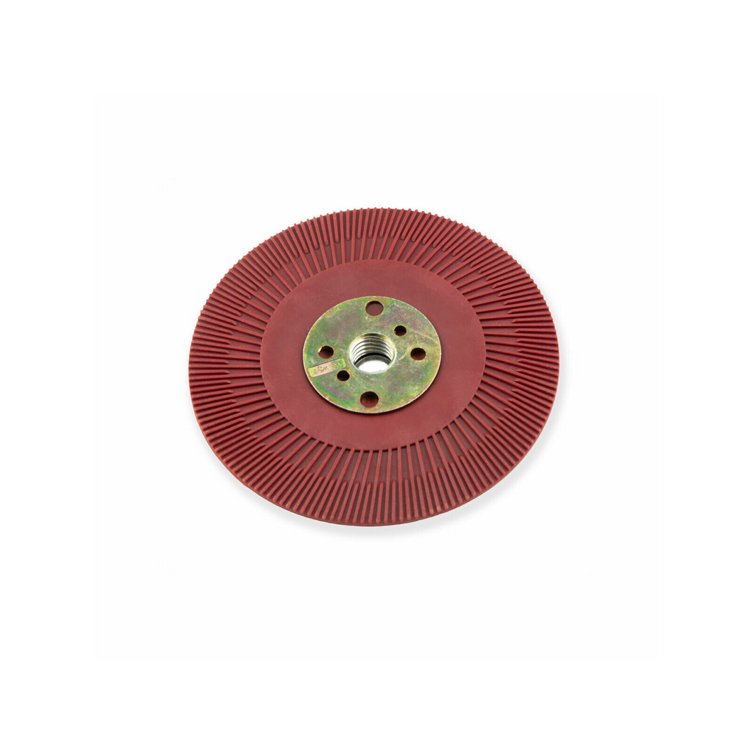 3M 64861 Ribbed Red Fibre Disc Back Up Pad 125mm M14 Thread