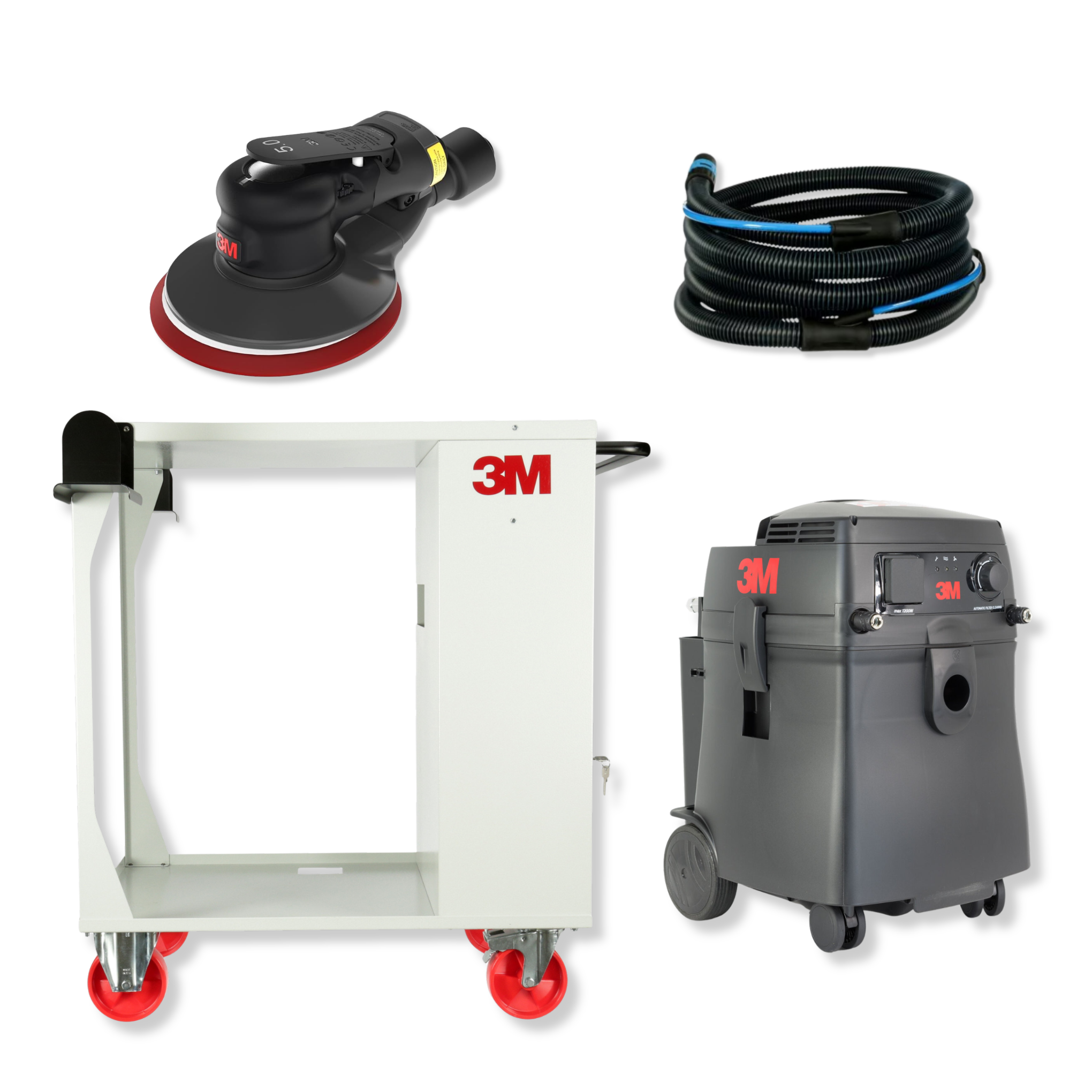 3m Roto Sanding 3M Clean Sand System Pneumatic Kit with Workstation – Spray Blast Inspect
