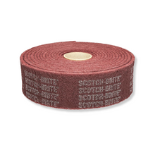 Load image into Gallery viewer, 3M Scotch-Brite Clean and Finish Roll, Maroon Very Fine, 115mm x 10M
