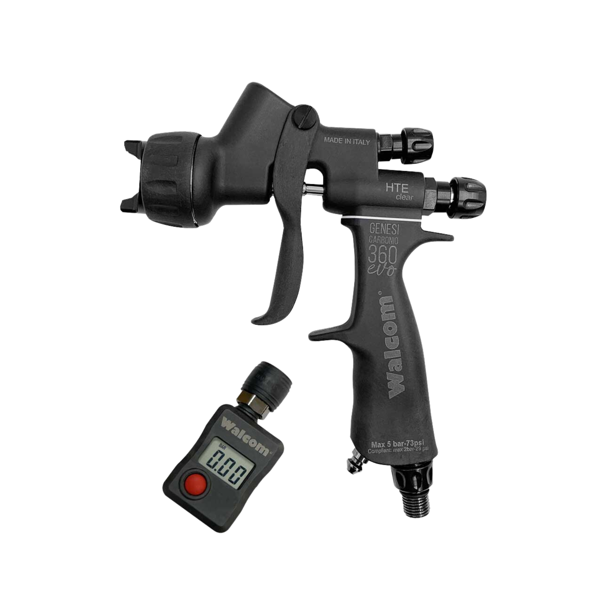 Walcom 30 EVO Carbonio Clear HTE Gun 1.3mm – Spray Blast Inspect