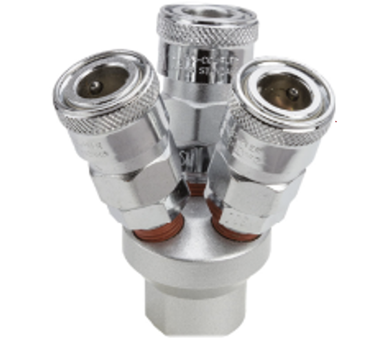 3 Way Cluster Quick Coupler