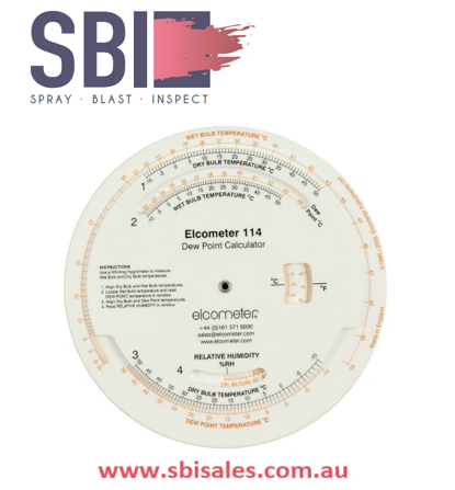 Elcometer 114 Dewpoint Calculator