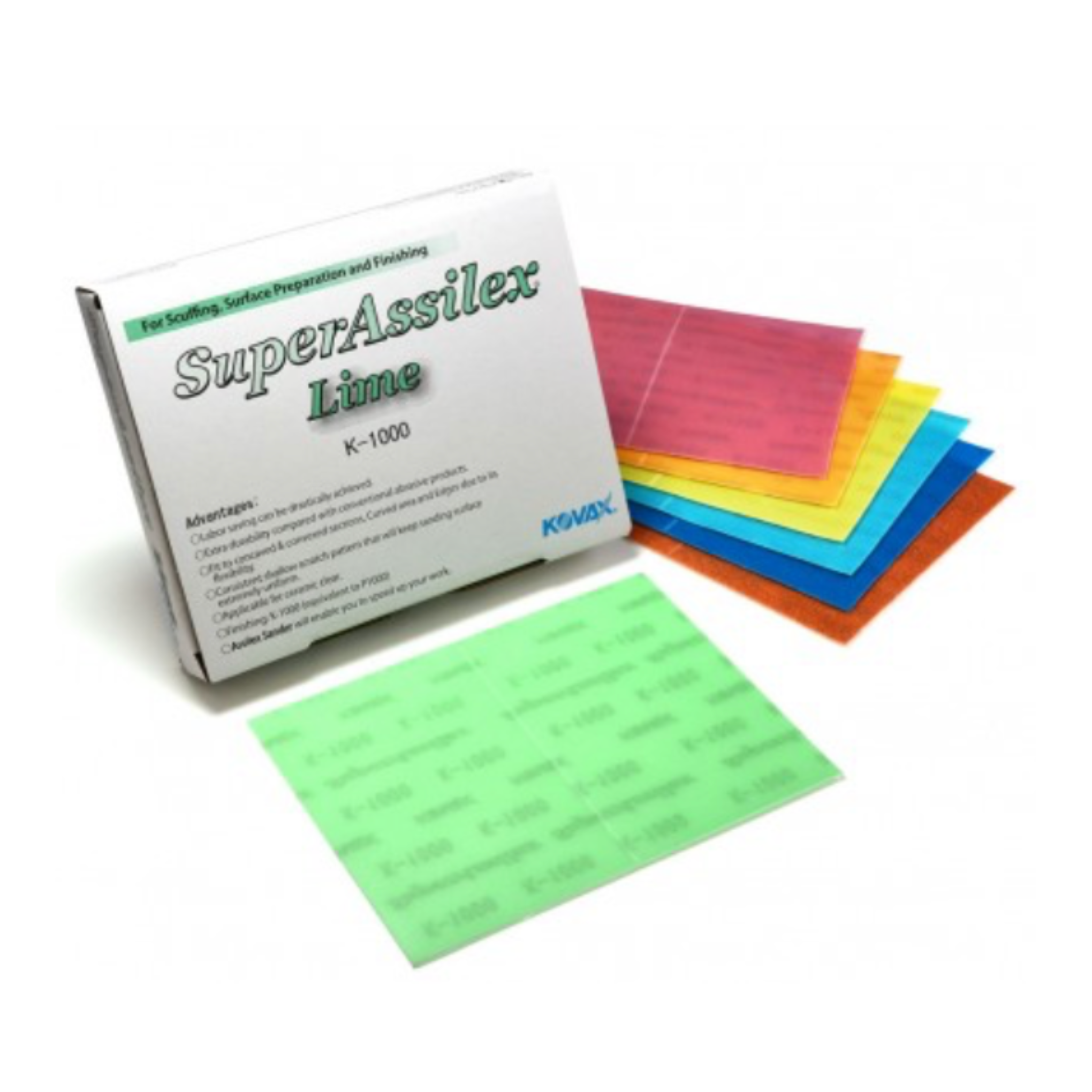 Kovax Super Assilex Sheet 130x170mm, (pack of 25) – Spray Blast