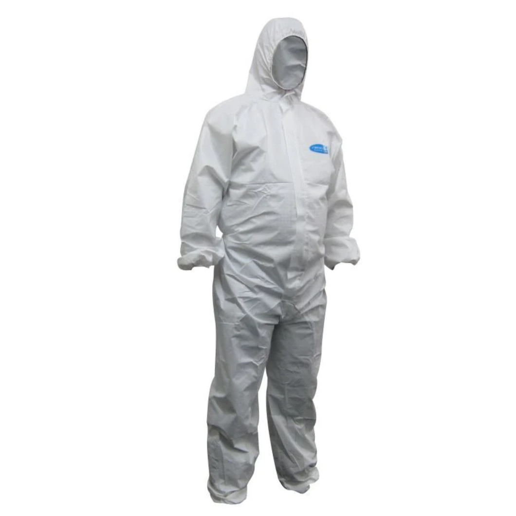 Maxisafe Koolguard White Protective Coveralls, Pack of 25