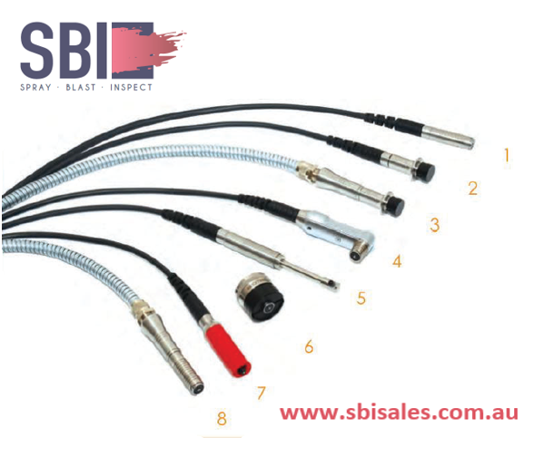 Elcometer 456 Standard (Scale 1) Probes for Separate Gauge 0-1500 micr. (0-60mils)